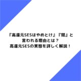 『高還元SESはやめとけ』『闇』と言われる理由とは？高還元SESの実態を詳しく解説！